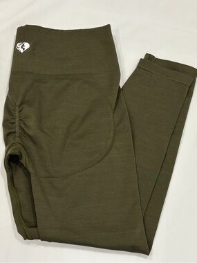 Women’s Best Olive Green High-Waist Active Leggings